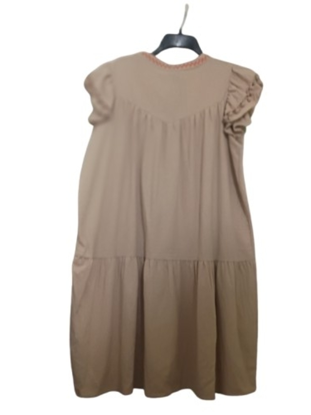 Coco + Carmen Boho Floral Embroidered V-Neck Pom Pom Freya Tier Dress L/XL New! - Picture 8 of 12